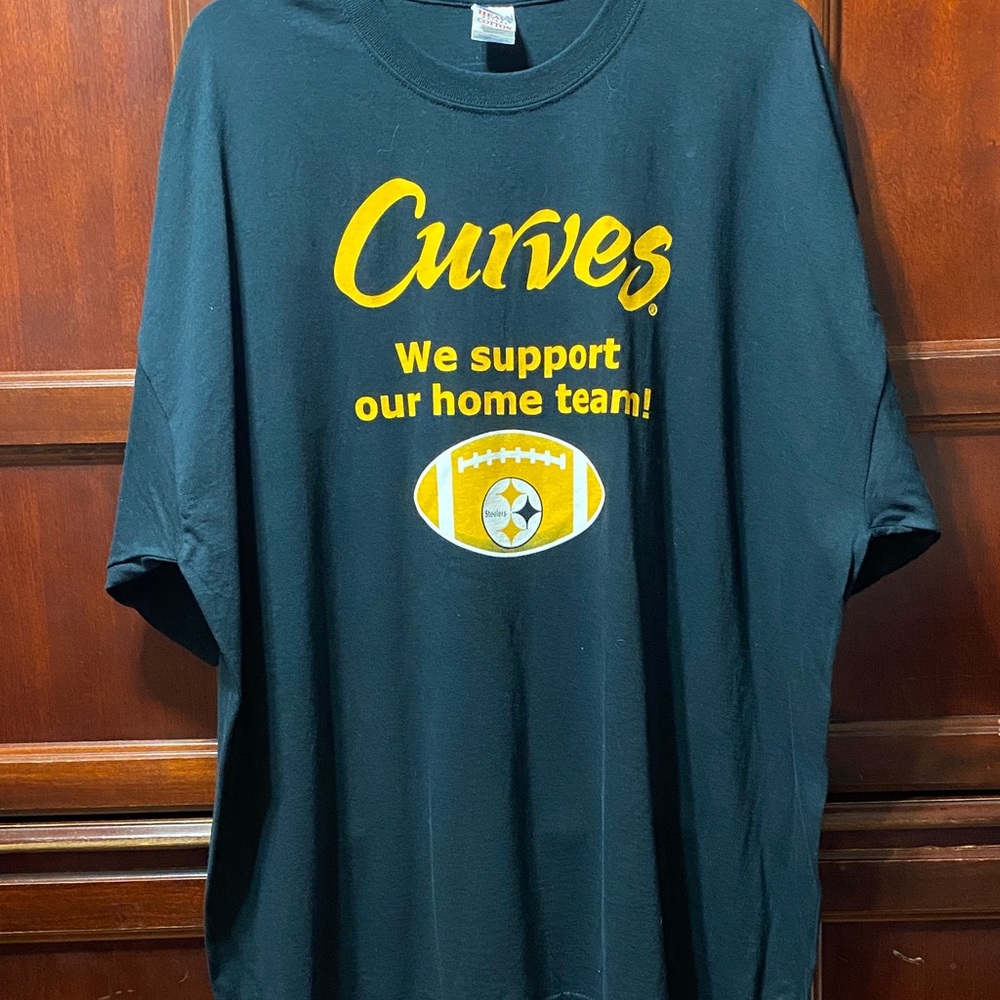 Gildan Heavy Cotton T-Shirt Curves Steelers plus size XXXL black T-Shirt